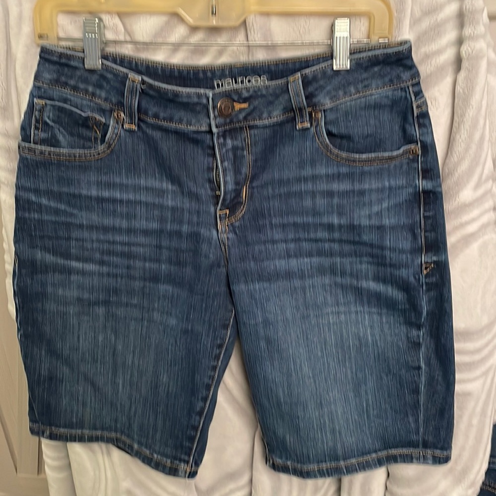 Womens Maurice’s denim shorts size 8